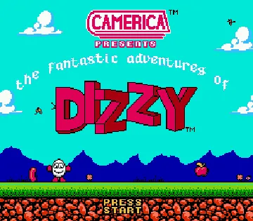 Fantastic Adventures of Dizzy, The (USA) (Aladdin Compact Cartridge) (Unl) screen shot title